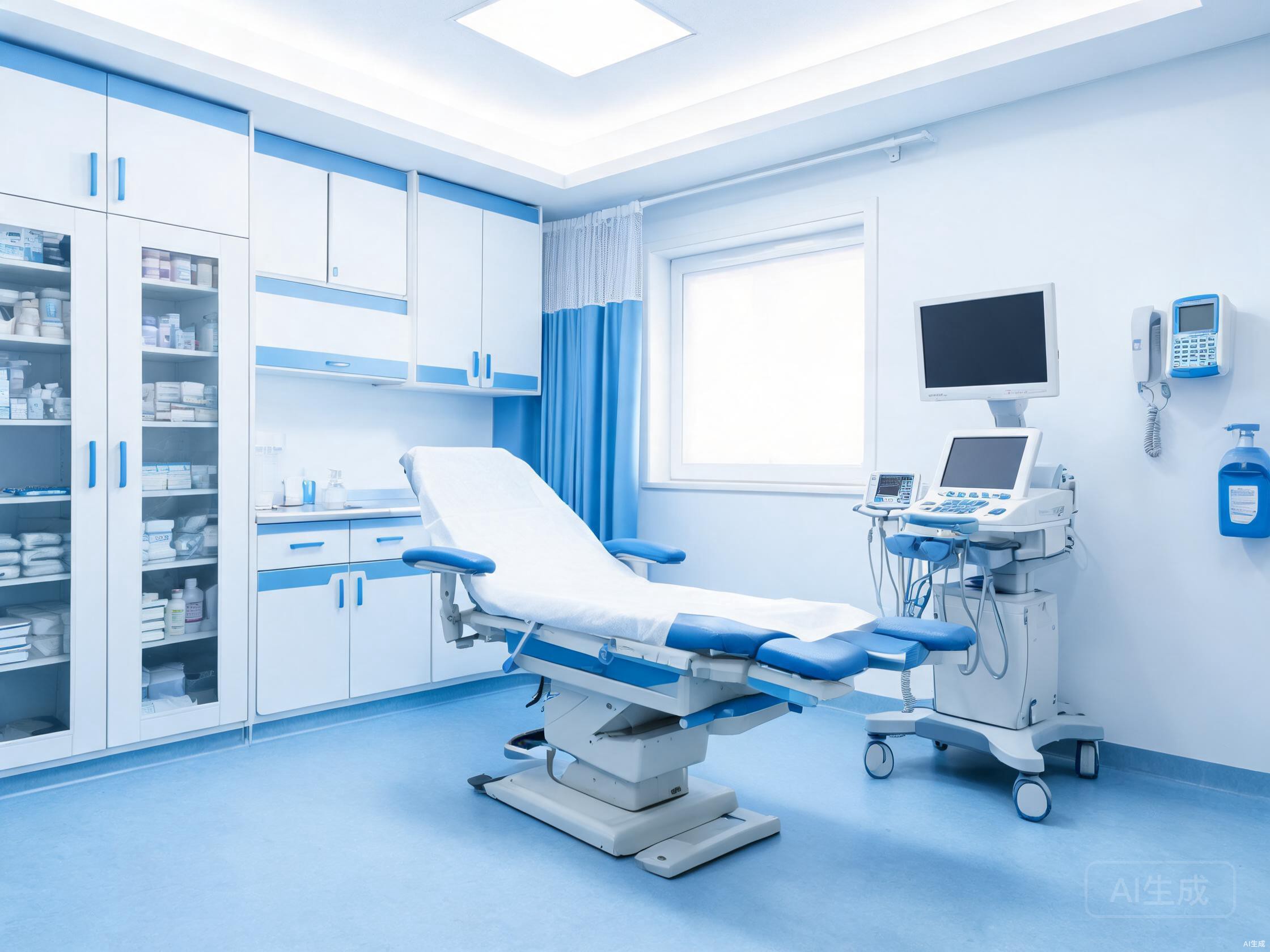New medical centre examination room equipment